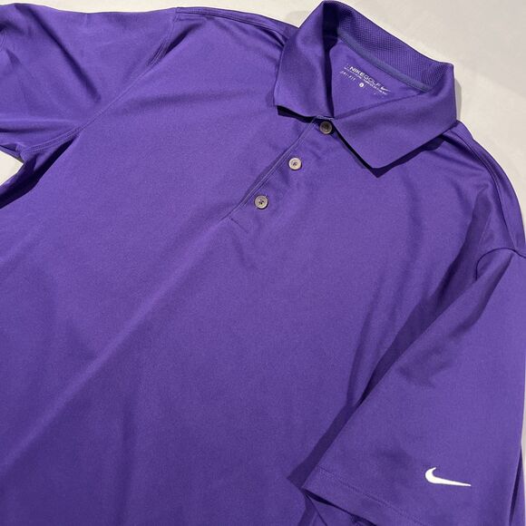 Nike Other - Nike Golf Dri-Fit Men’s Large Purple Polo